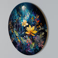 LUNAR FLOWERS Round Wall Art