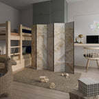 LUMINOUS GROWTH Dekorativer Paravent - 5-teilig