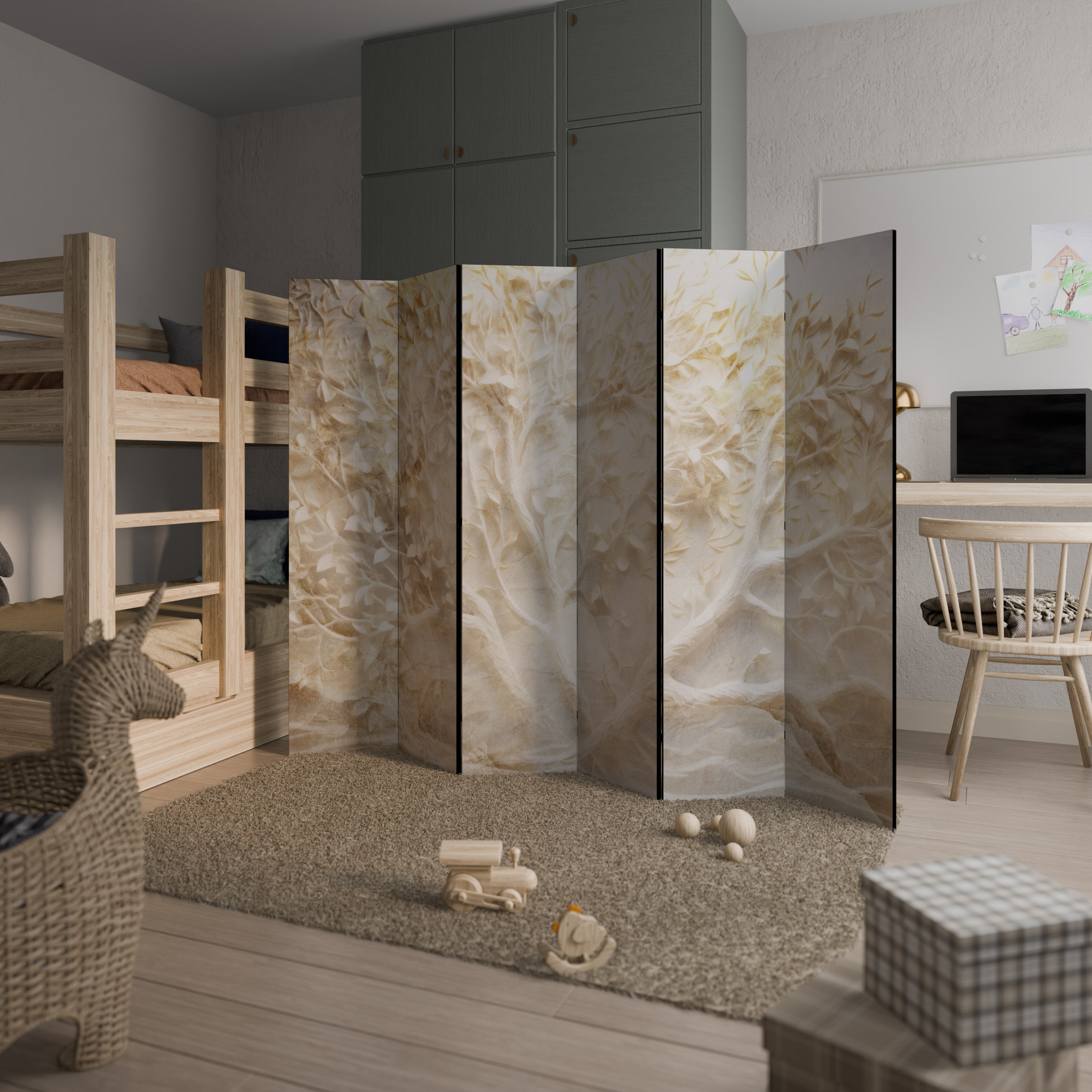 LUMINOUS GROWTH 6-teiliger Paravent