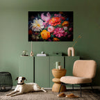 EPHEMERAL BOUQUET Selbstklebendes Horizontal-Poster