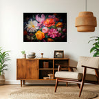 EPHEMERAL BOUQUET Selbstklebendes Horizontal-Poster