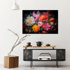 EPHEMERAL BOUQUET Selbstklebendes Horizontal-Poster