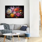 EPHEMERAL BOUQUET Selbstklebendes Horizontal-Poster