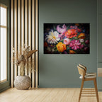 EPHEMERAL BOUQUET Selbstklebendes Horizontal-Poster