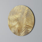 GOLDEN PALM DREAMSCAPE Runde Wanddekoration Ø 69 cm