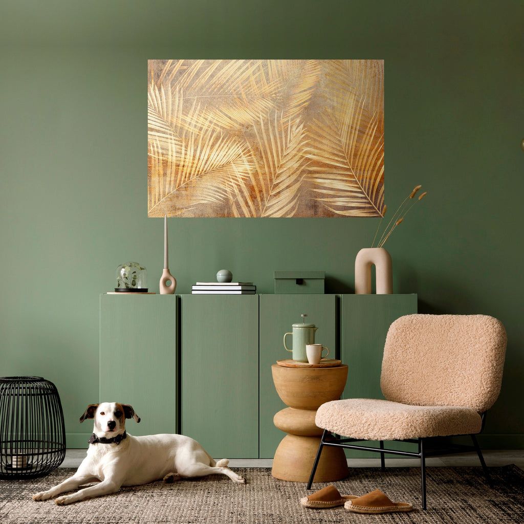 GOLDEN PALM DREAMSCAPE Peel and Stick Horizontal Poster