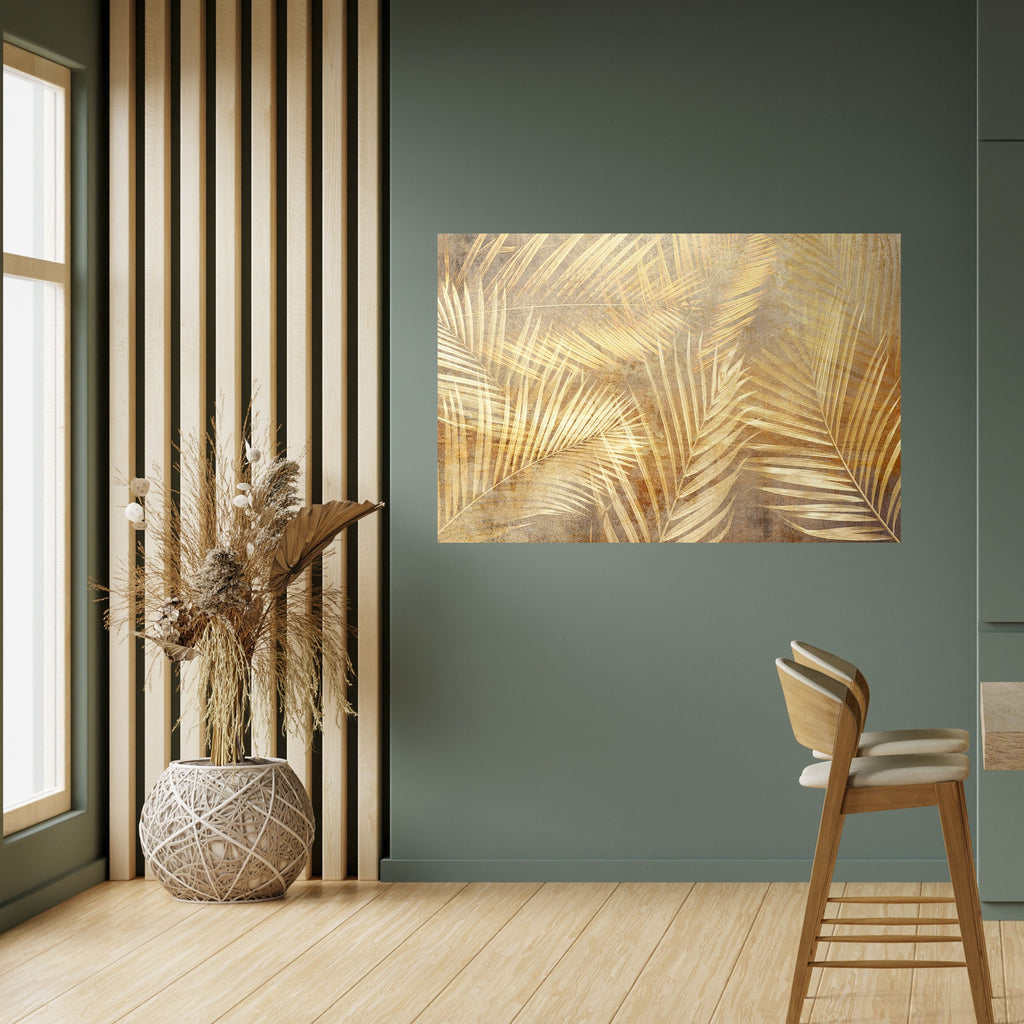 GOLDEN PALM DREAMSCAPE Peel and Stick Horizontal Poster