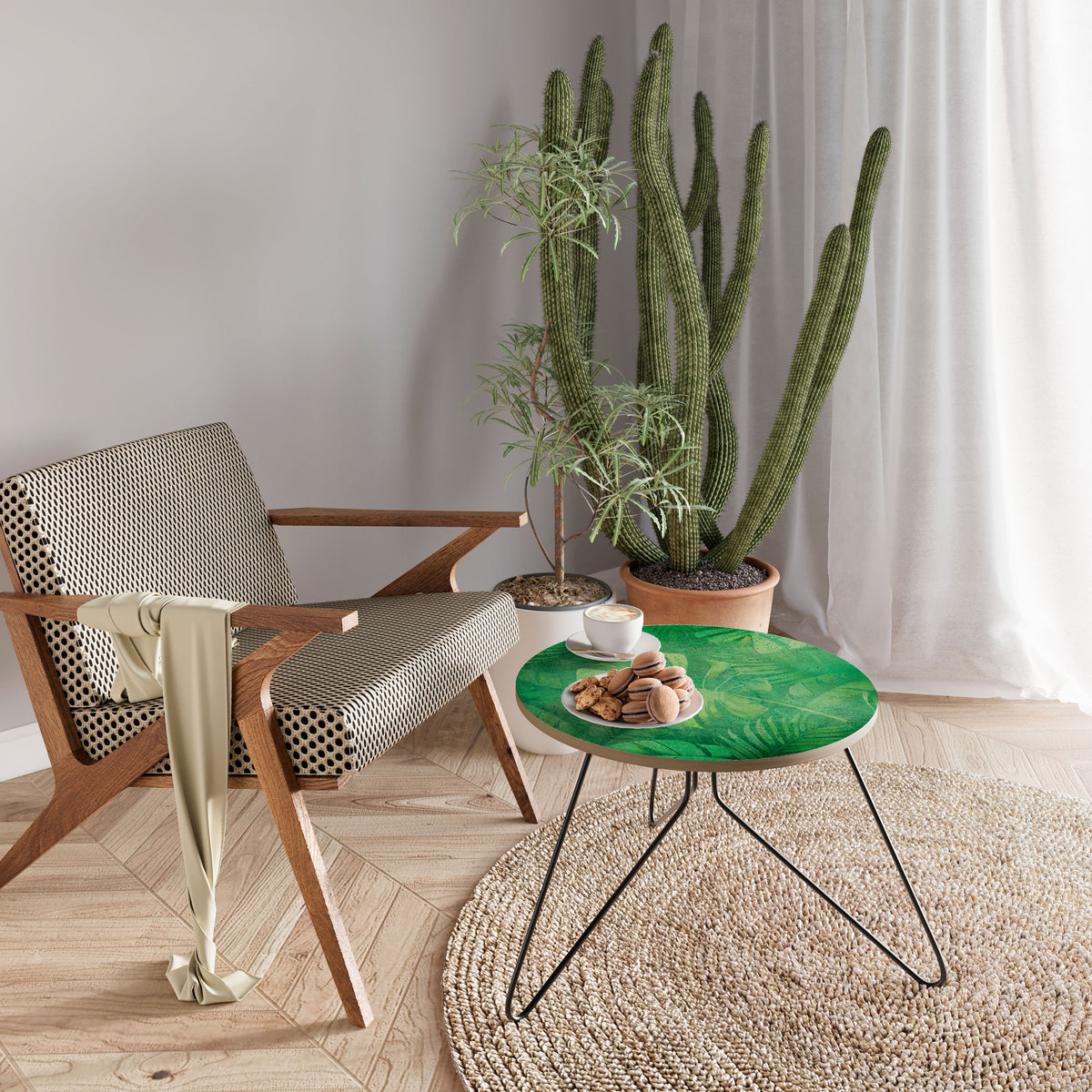 SUBTLE GREEN SYMPHONY Couchtisch