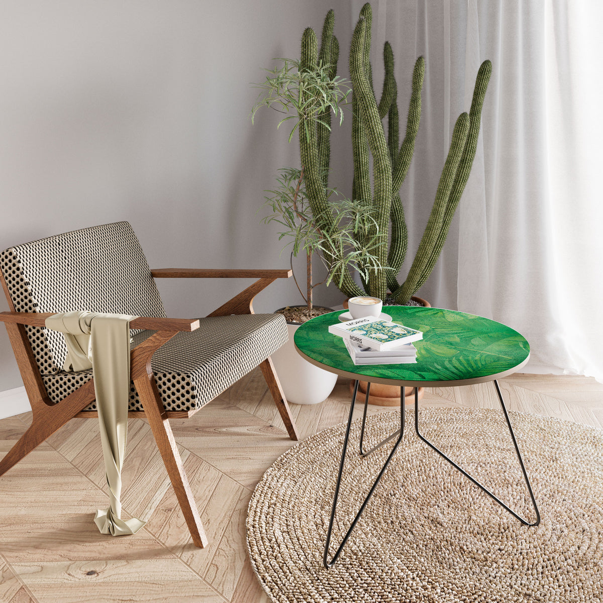 SUBTLE GREEN SYMPHONY Couchtisch