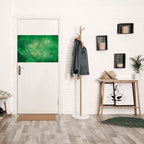 SUBTLE GREEN SYMPHONY Peel and Stick Horizontal Poster