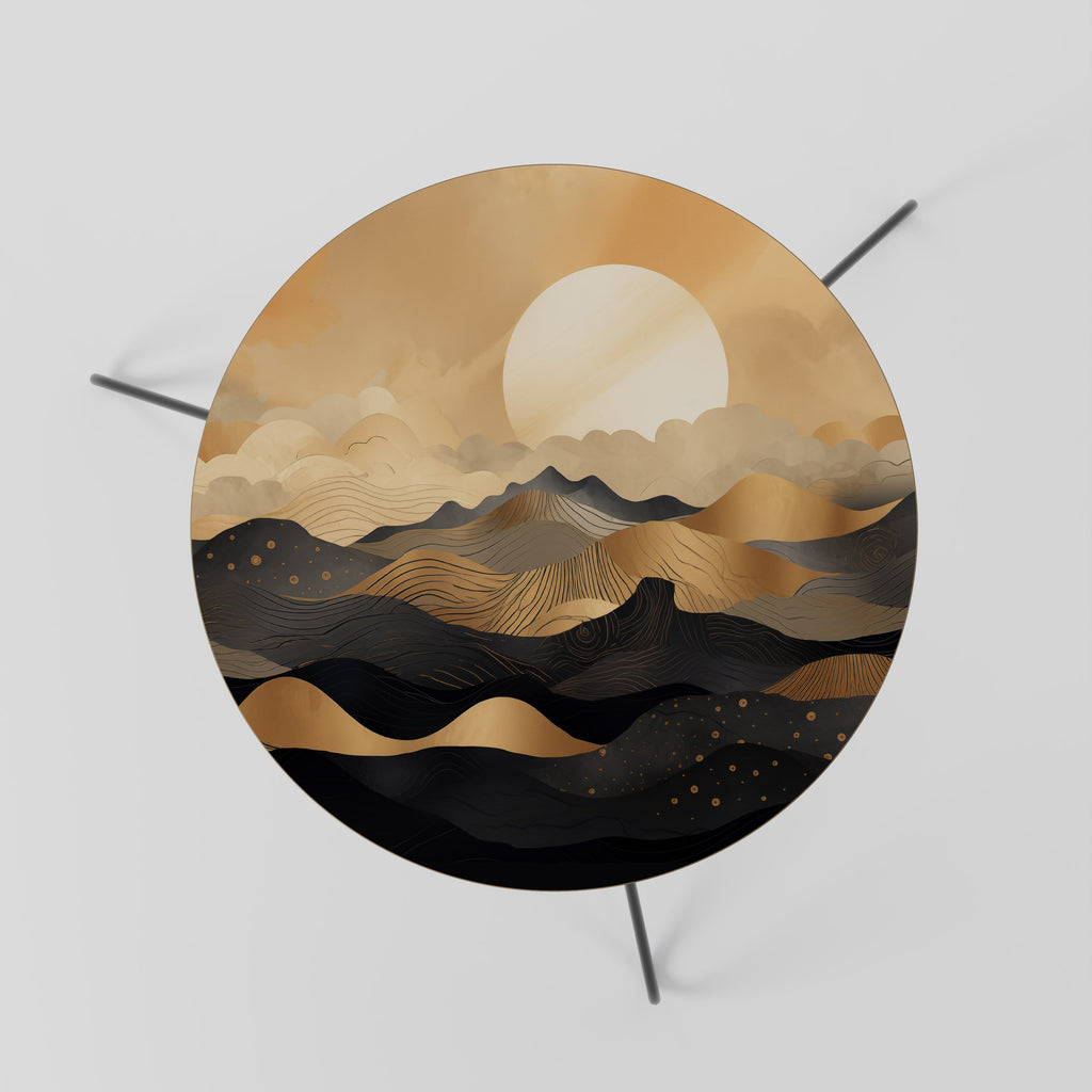 MYSTICAL SUNSET HORIZON Couchtisch 60