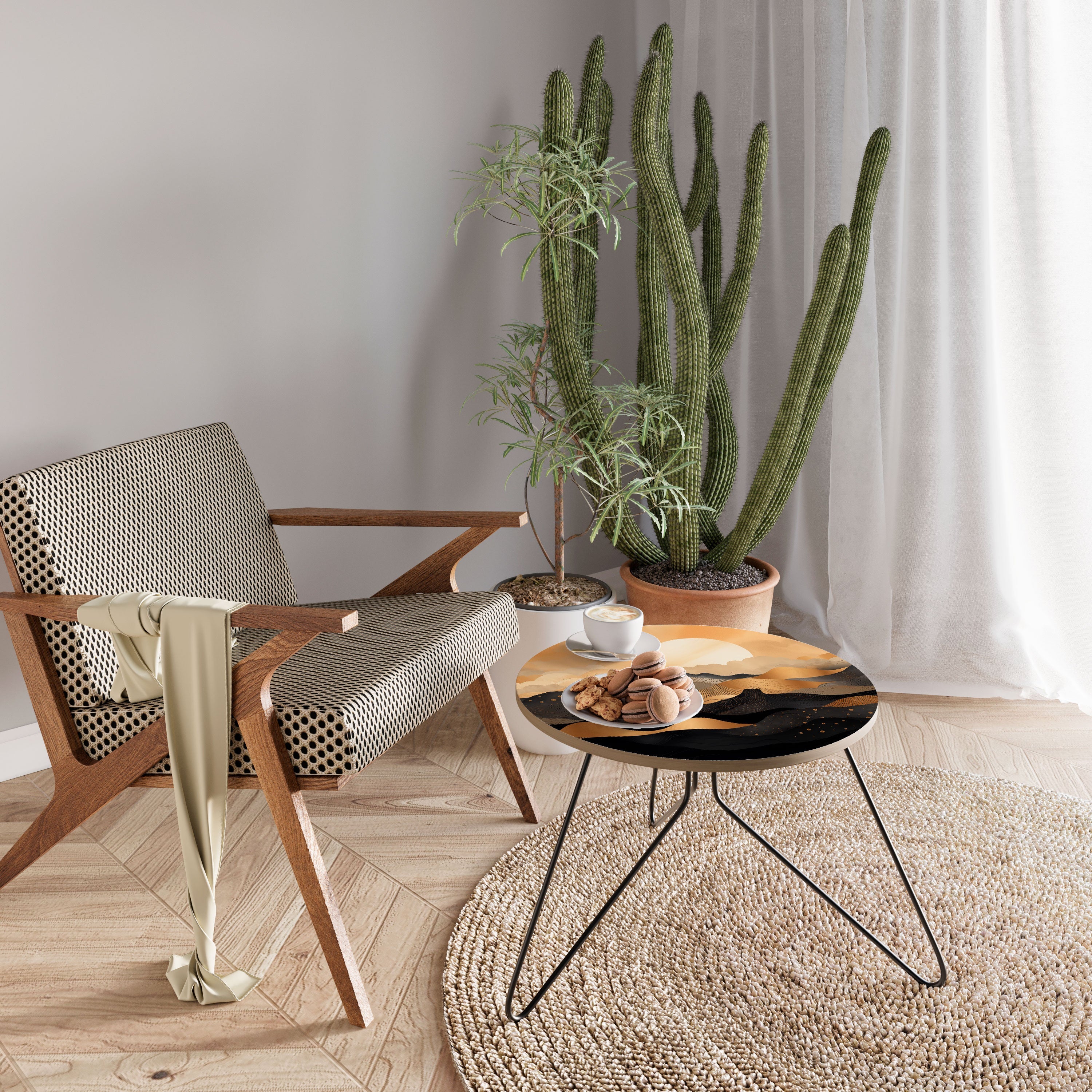 MYSTICAL SUNSET HORIZON Couchtisch 60
