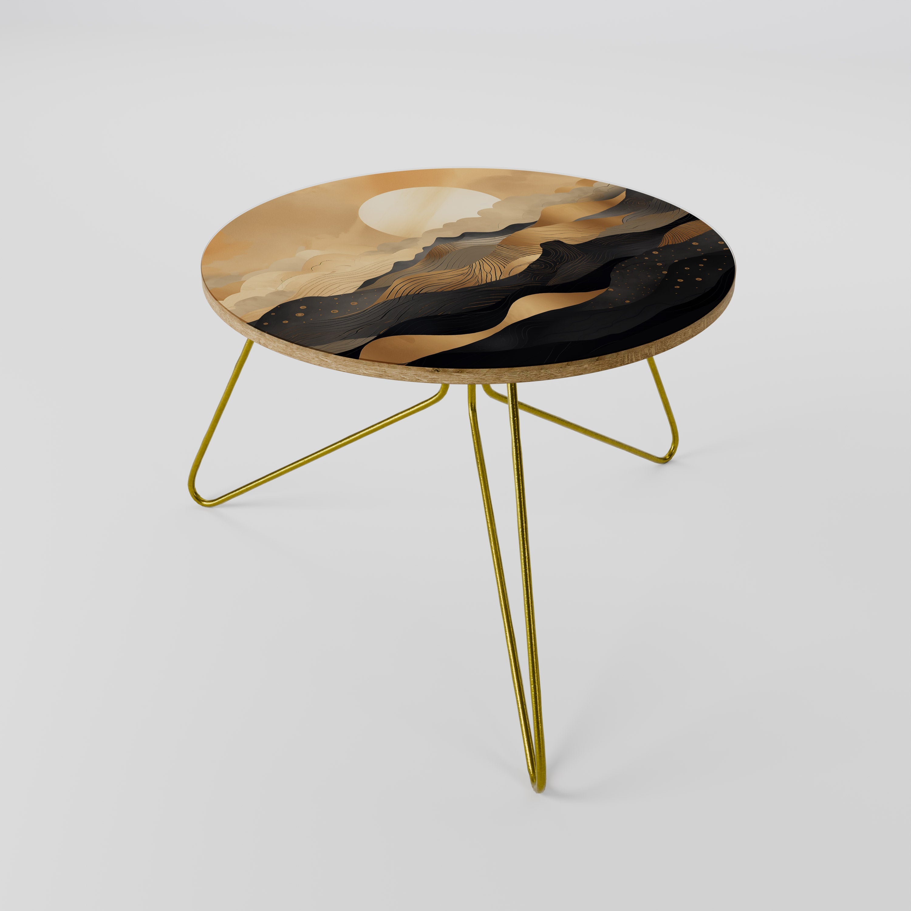 MYSTICAL SUNSET HORIZON Couchtisch 60