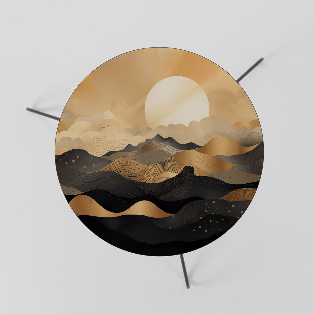 MYSTICAL SUNSET HORIZON Couchtisch 60
