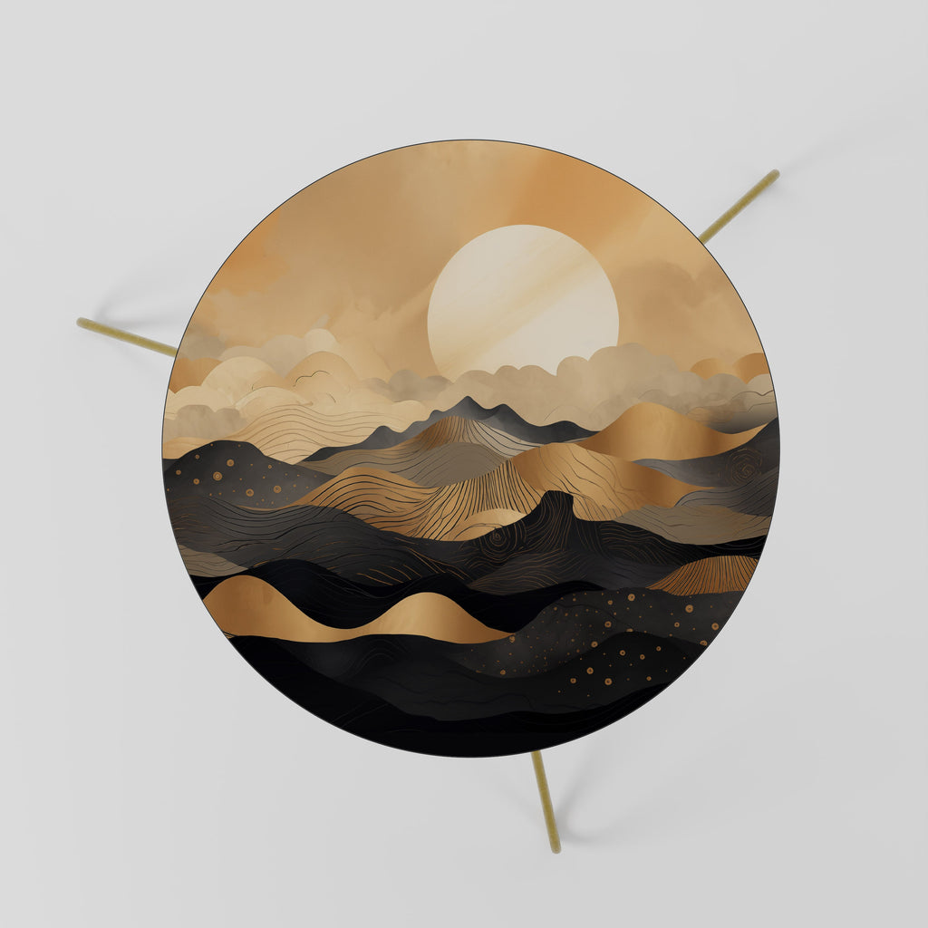 MYSTICAL SUNSET HORIZON Couchtisch 60
