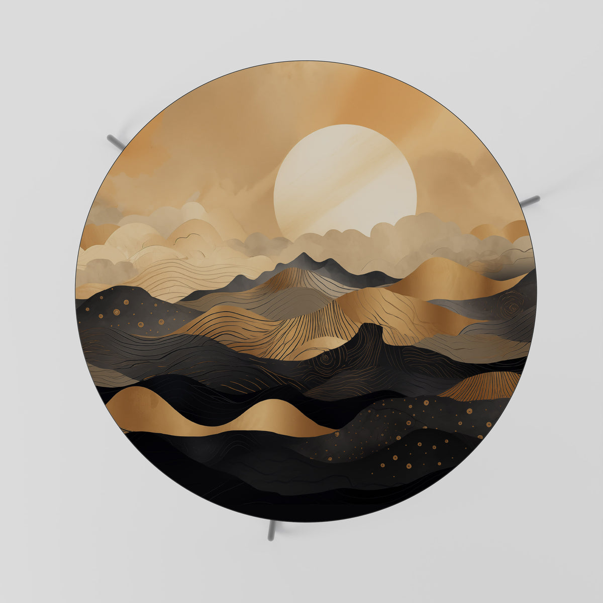 MYSTICAL SUNSET HORIZON Couchtisch