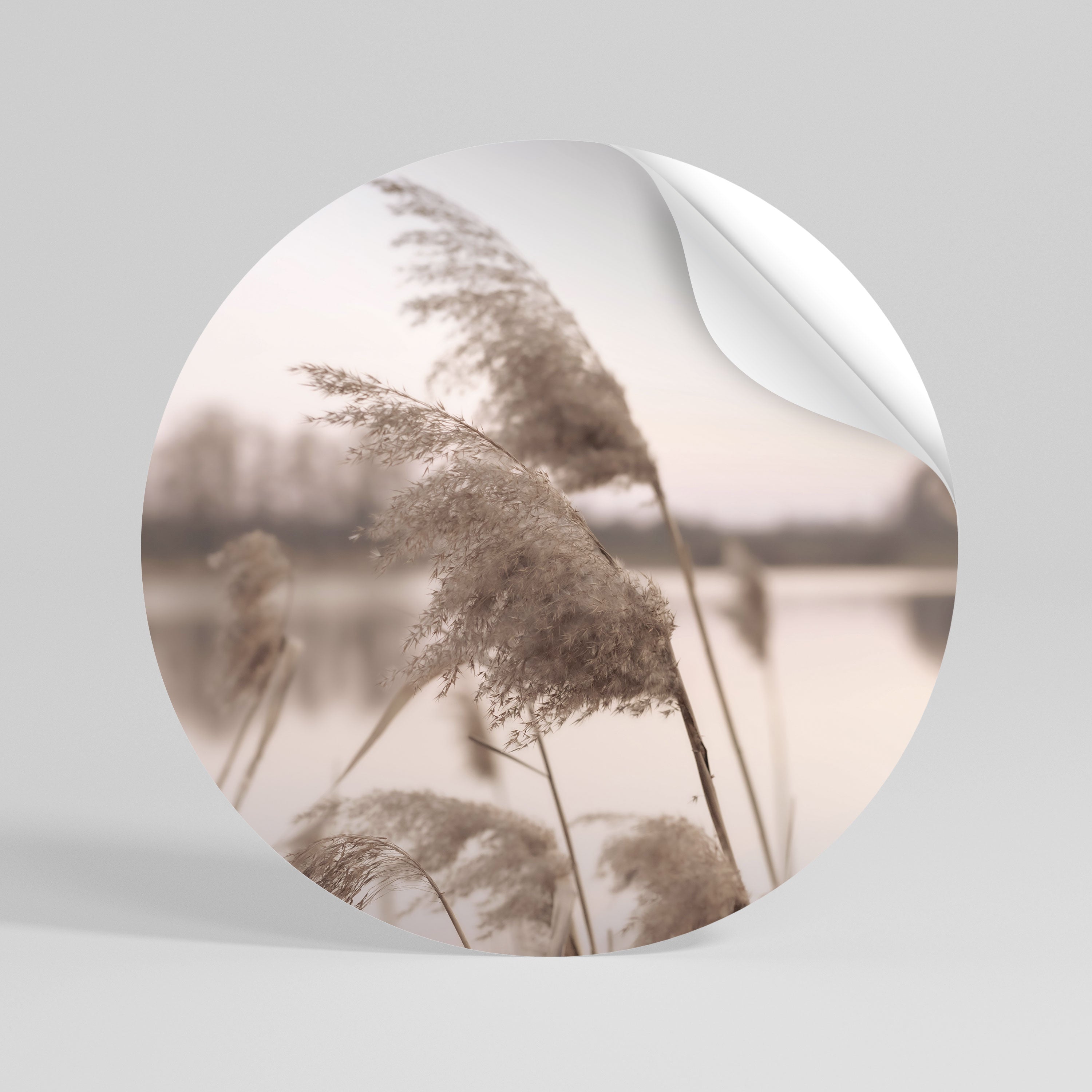 GENTLE BREEZE Runder Wandsticker zum Abziehen und Aufkleben