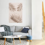 PINK PALM DREAMS Selbstklebendes Poster - Hochformat