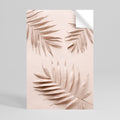 PINK PALM DREAMS Selbstklebendes Poster - Hochformat