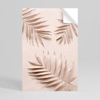 PINK PALM DREAMS Selbstklebendes Poster - Hochformat