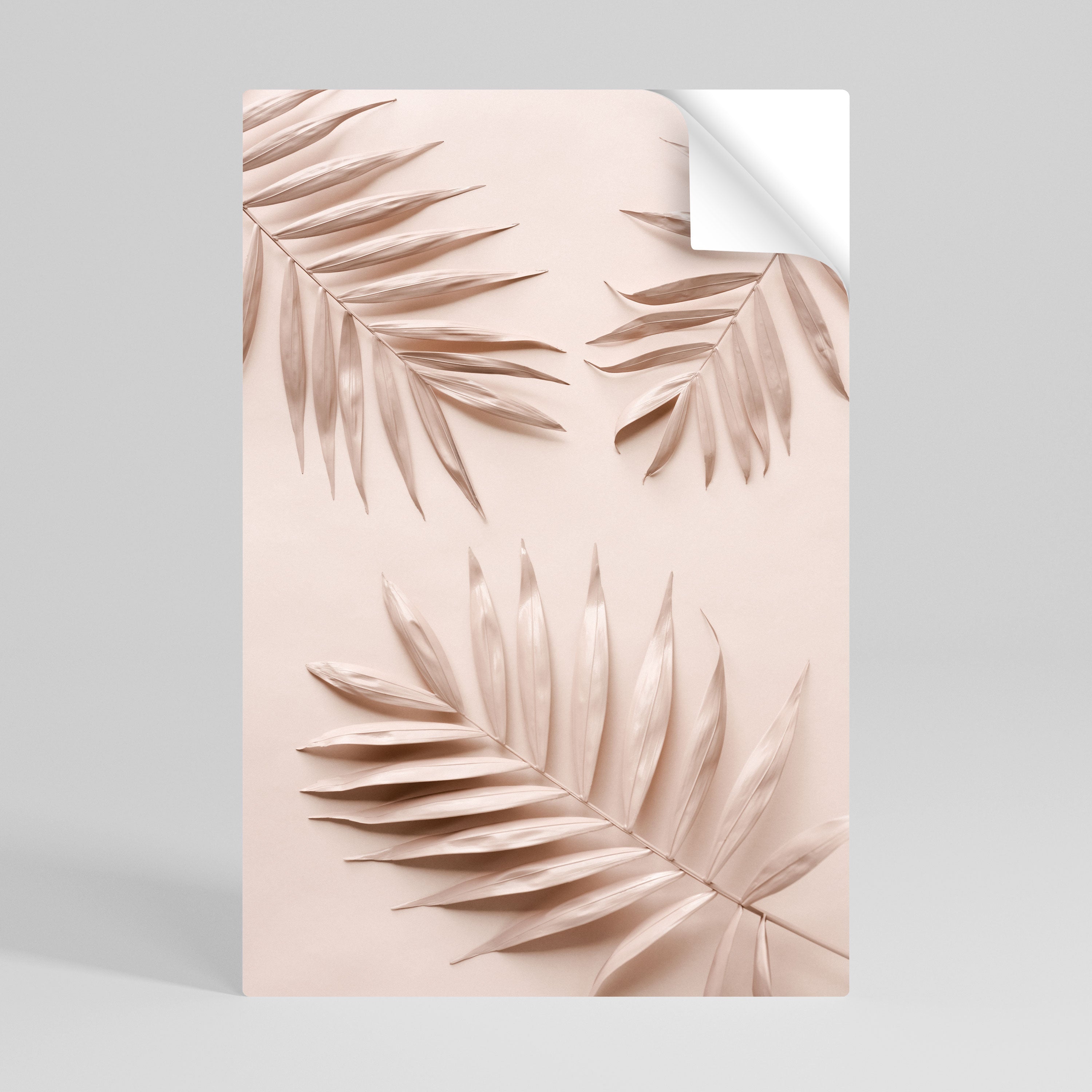 PINK PALM DREAMS Vertikales Poster zum Abziehen und Aufkleben