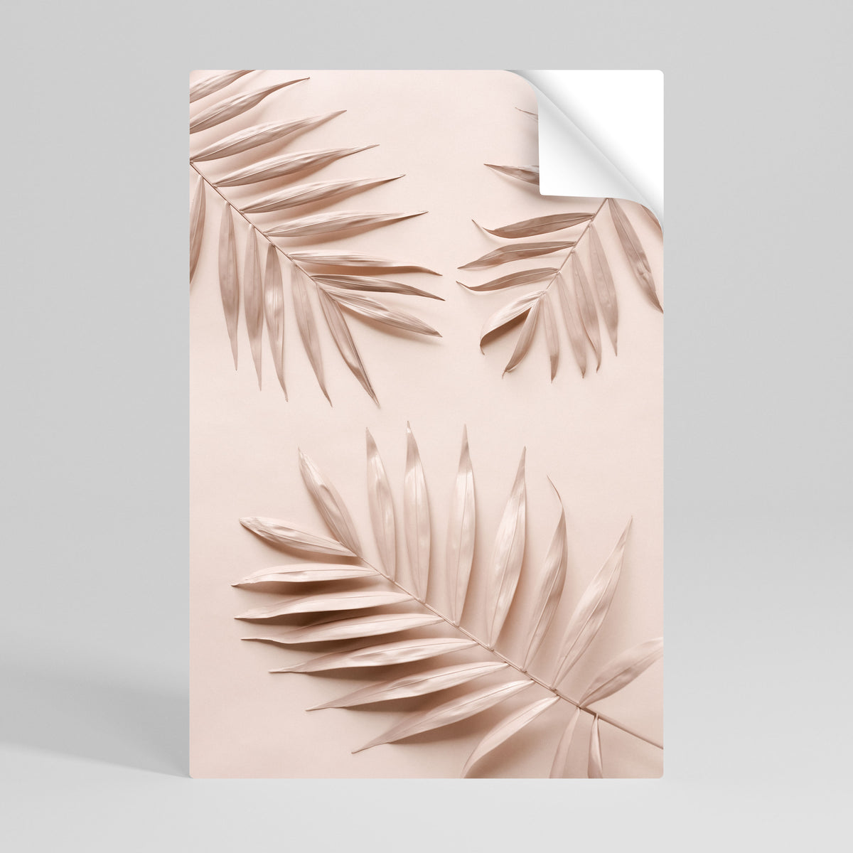 PINK PALM DREAMS Selbstklebendes Poster - Hochformat