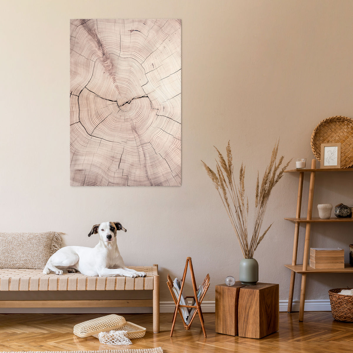 TIMEWORN RHYTHM Vertical Canvas Print