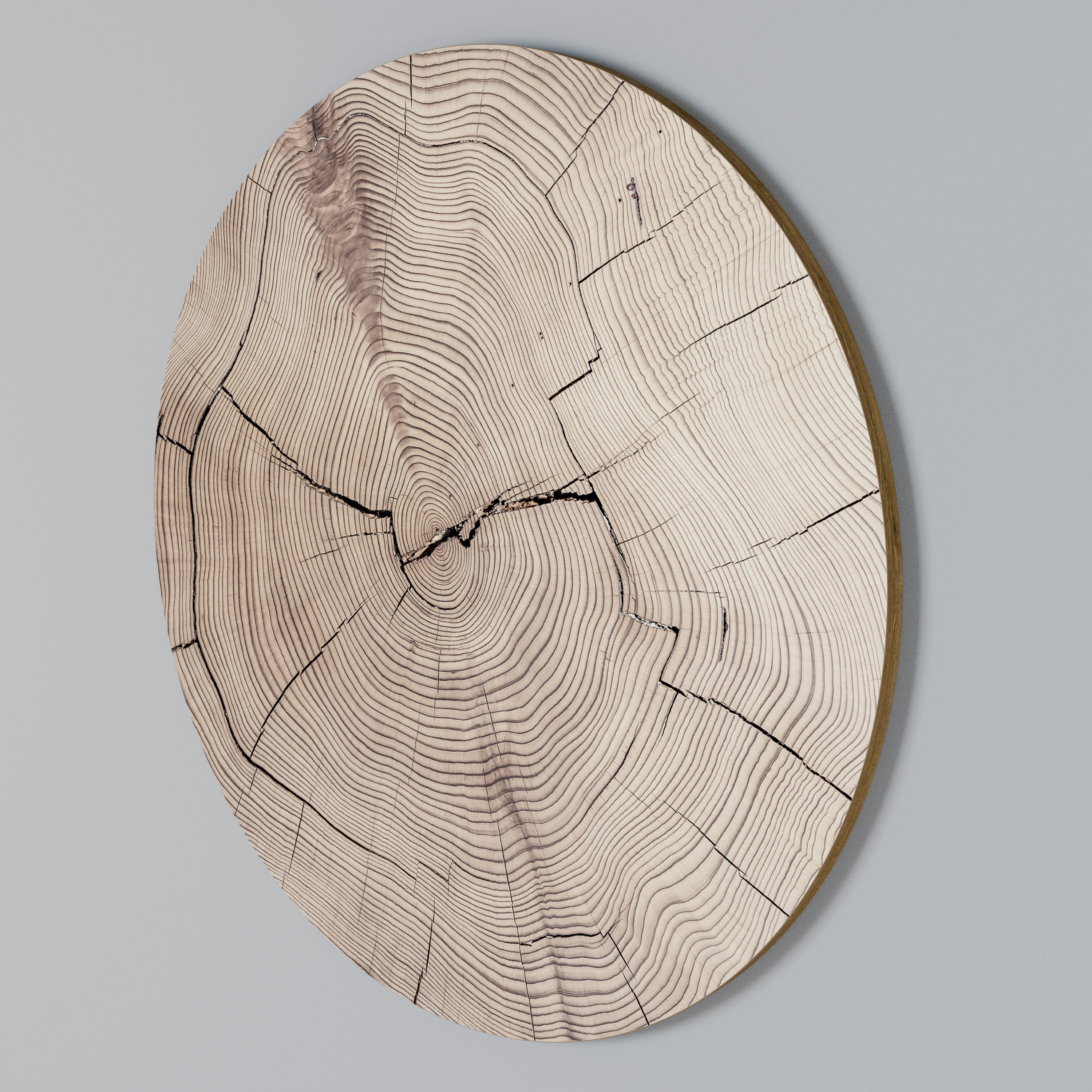 TIMEWORN RHYTHM Round Wall Art