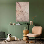 TIMEWORN RHYTHM Selbstklebendes Poster - Hochformat