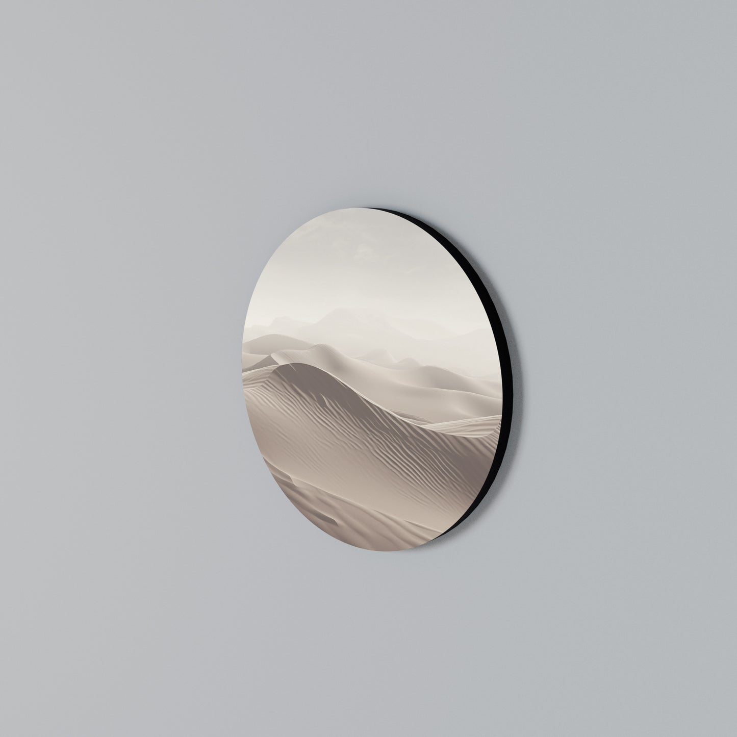 ECHOES OF DUNES Round Wall Art