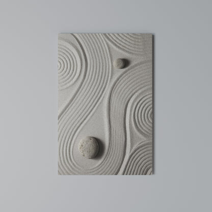 SANDSWIRL SERENITY Vertical Canvas Print