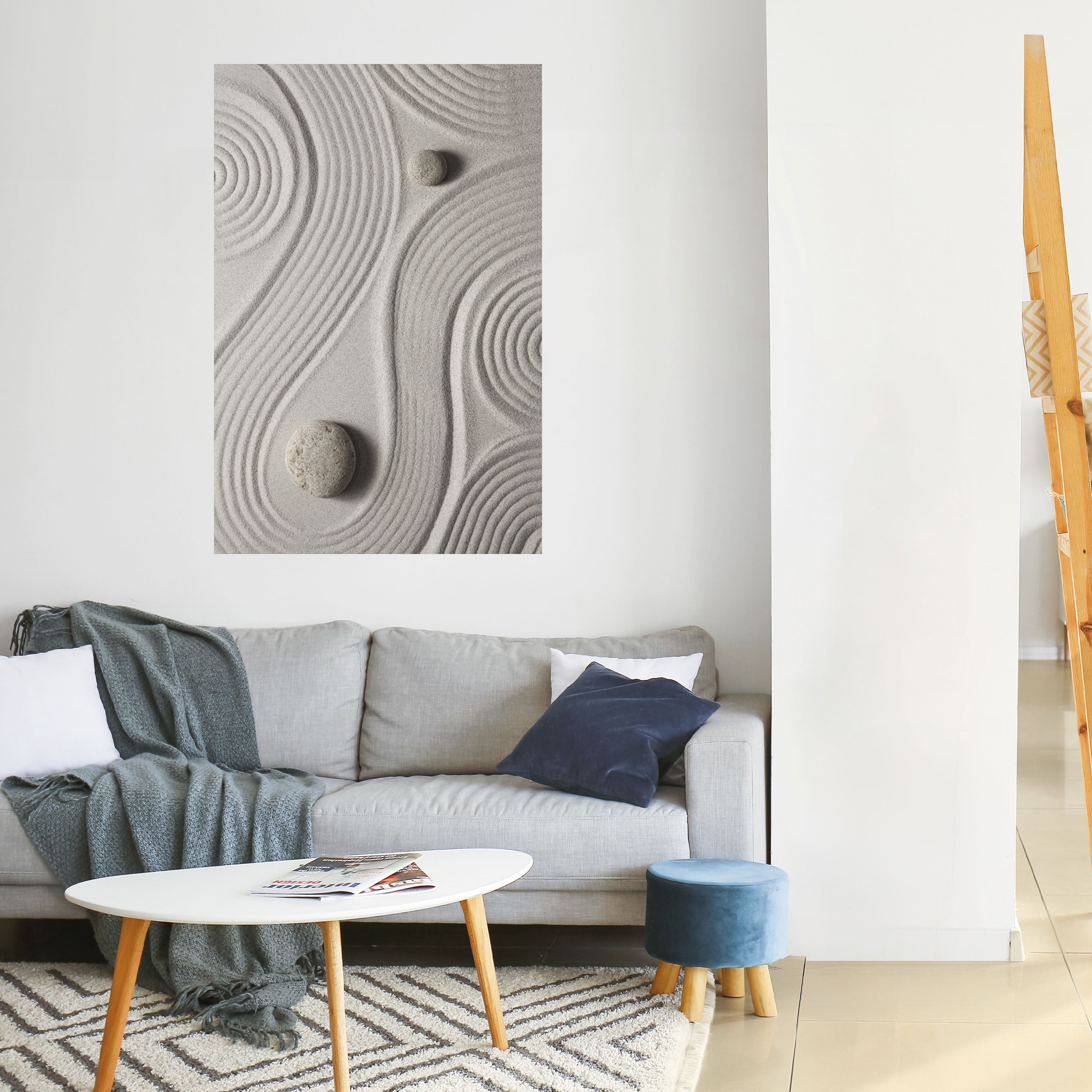 SANDSWIRL SERENITY Vertikales Poster zum Abziehen und Aufkleben