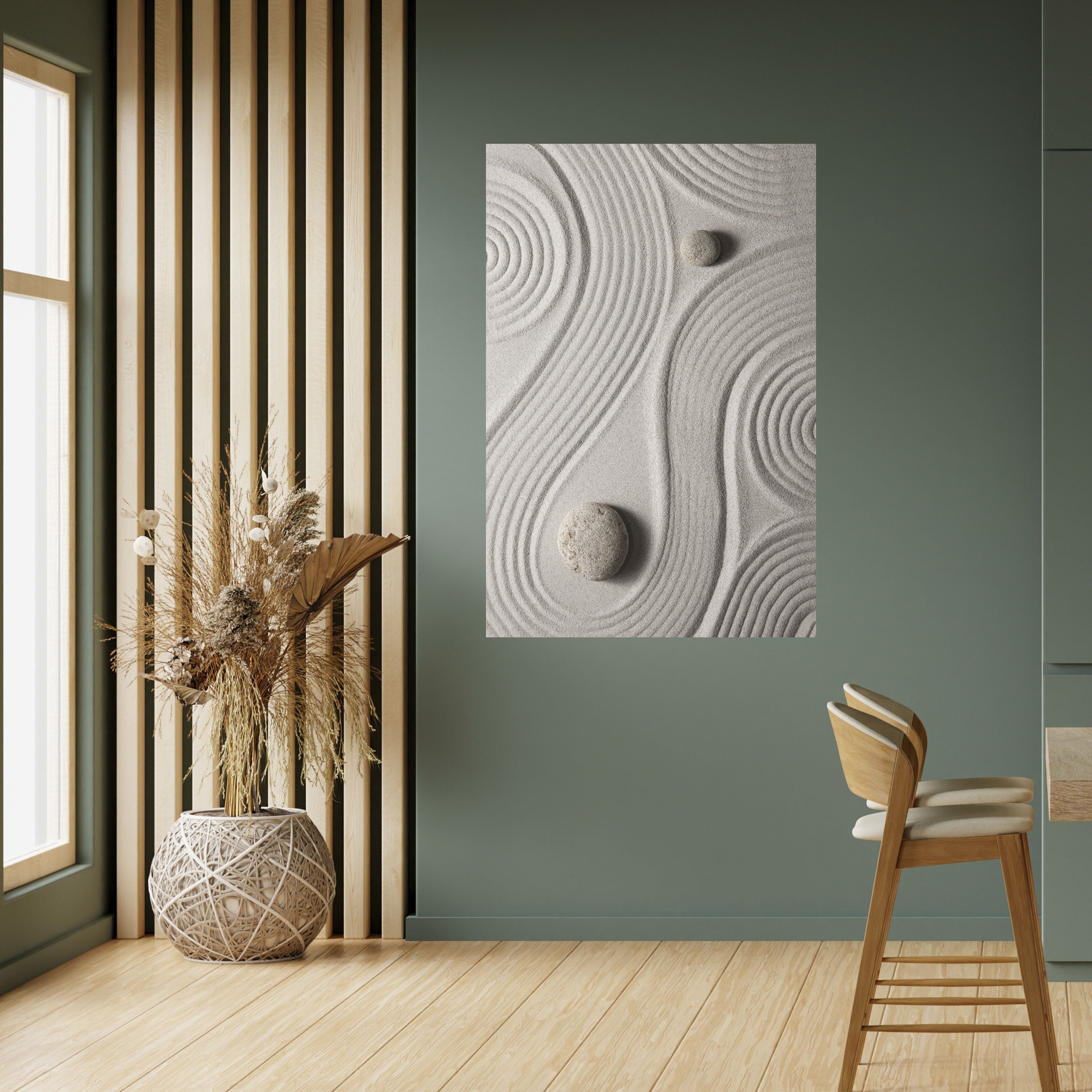 SANDSWIRL SERENITY Vertikales Poster zum Abziehen und Aufkleben