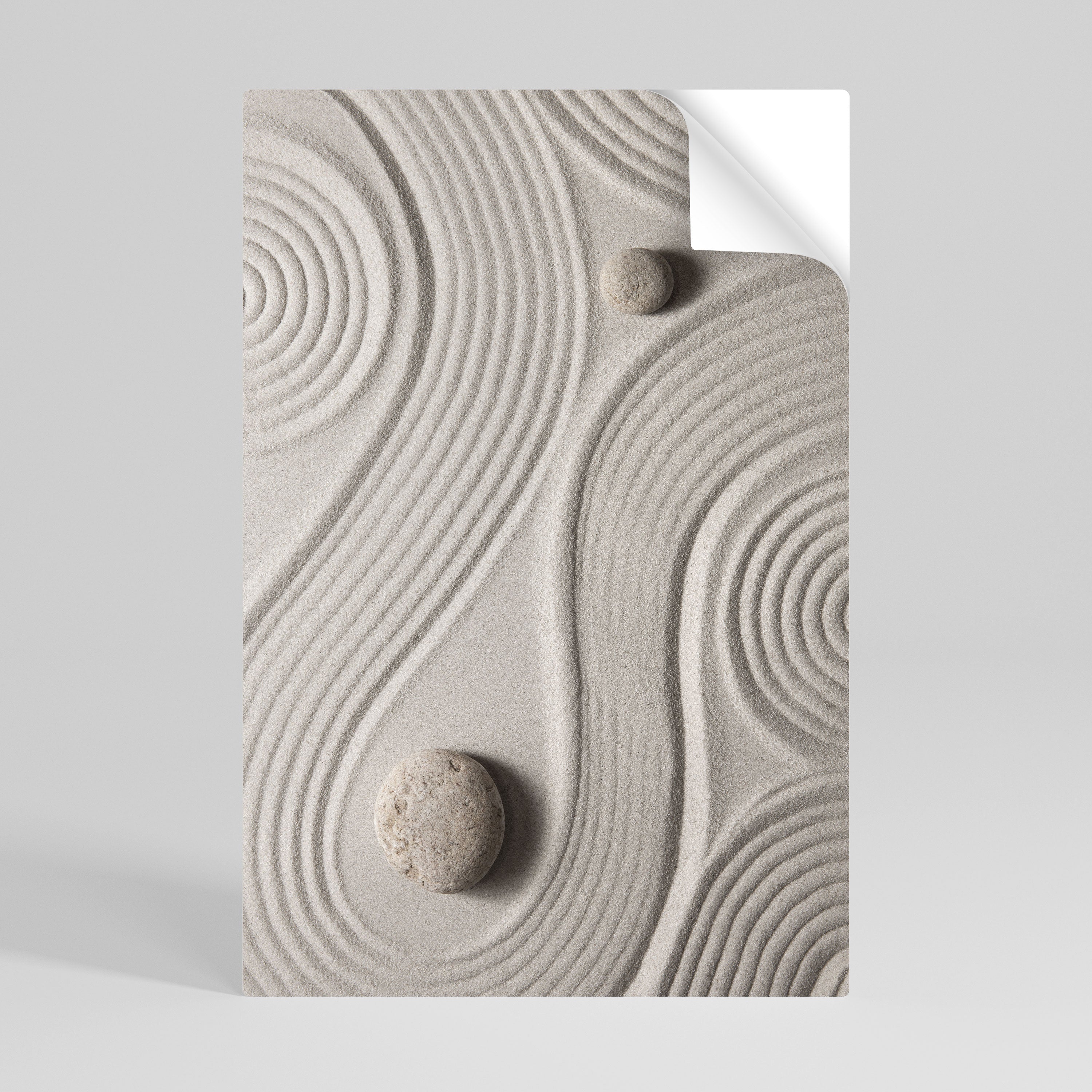 SANDSWIRL SERENITY Vertikales Poster zum Abziehen und Aufkleben