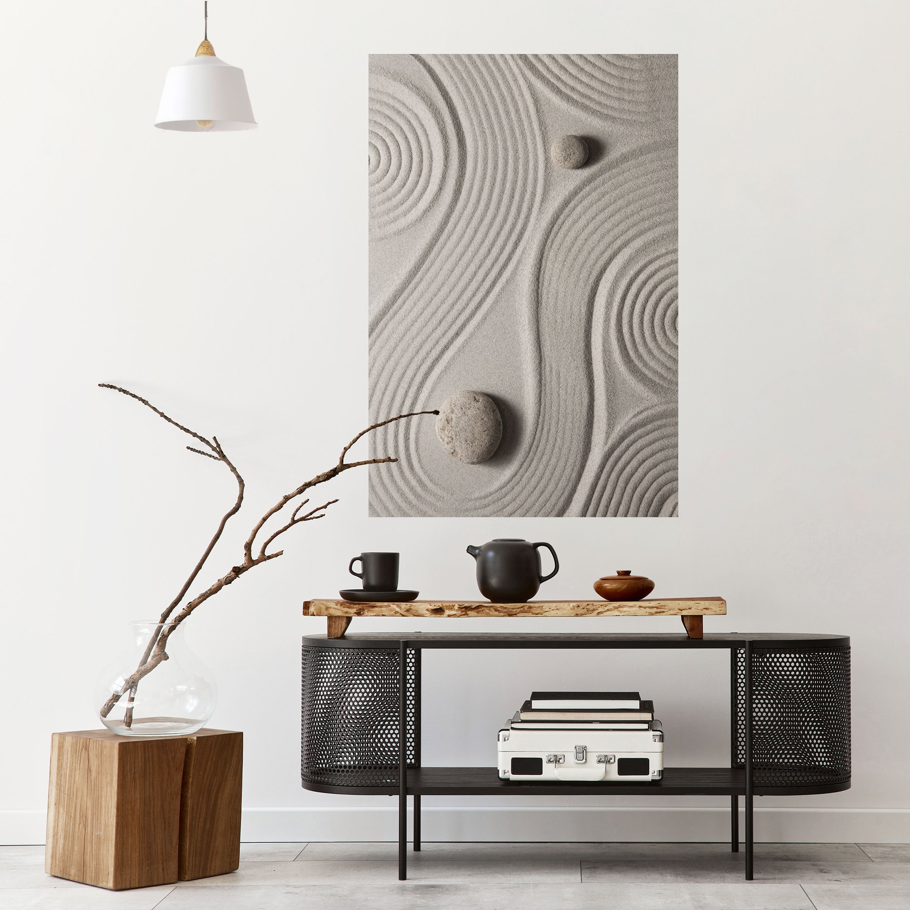 SANDSWIRL SERENITY Vertikales Poster zum Abziehen und Aufkleben