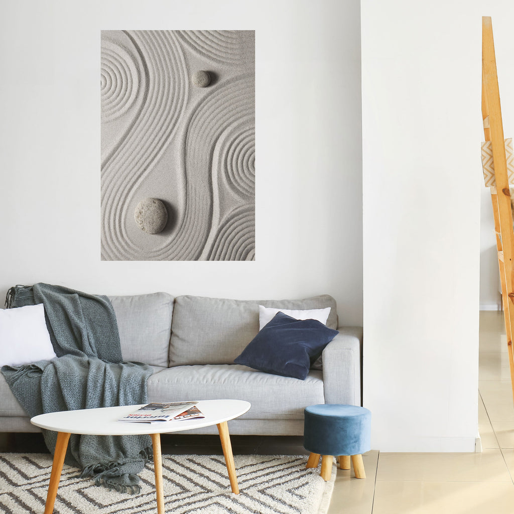 SANDSWIRL SERENITY Vertikales Poster zum Abziehen und Aufkleben