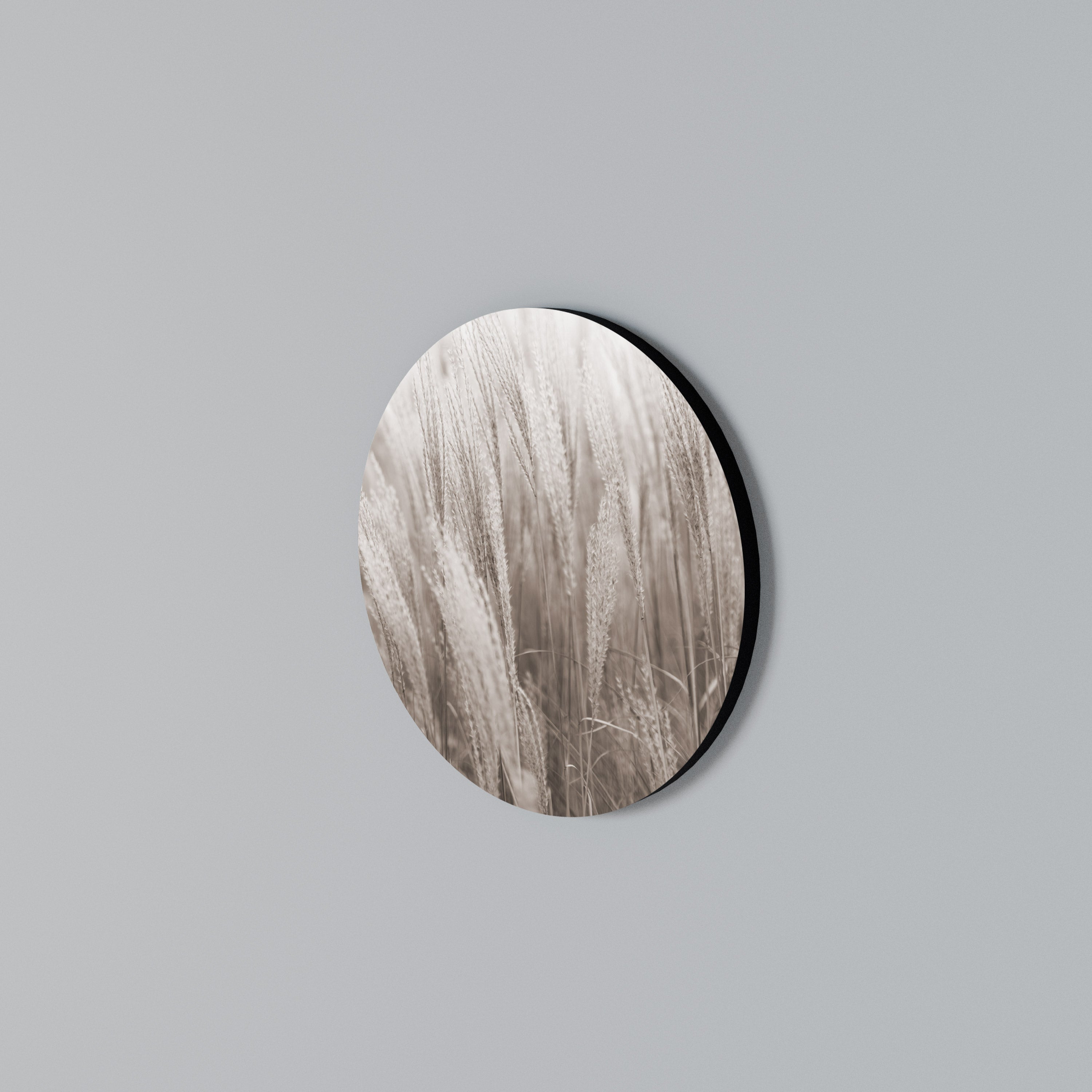 WHISPERS OF GRASS Round Wall Art