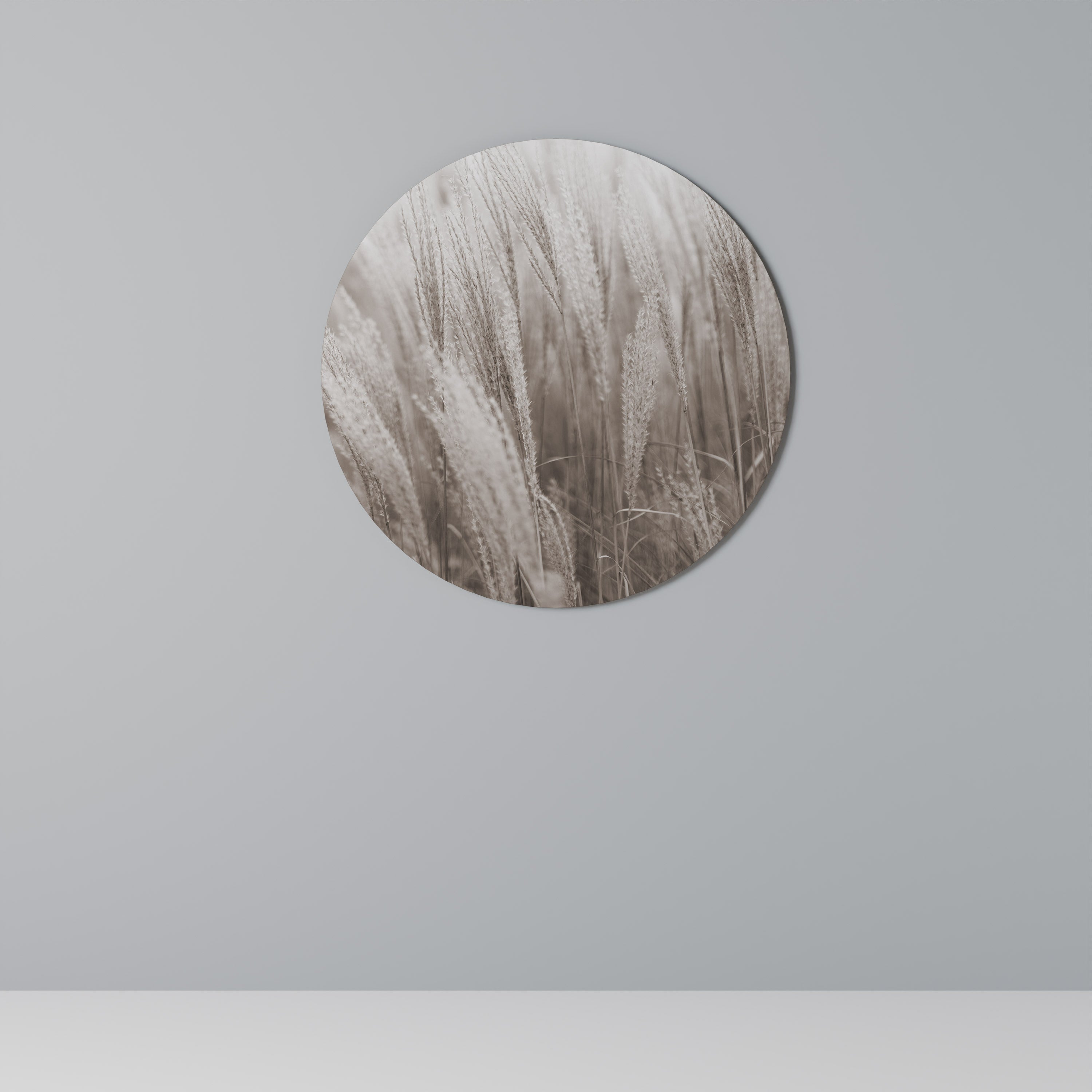 WHISPERS OF GRASS Runde Wanddekoration Ø 69 cm