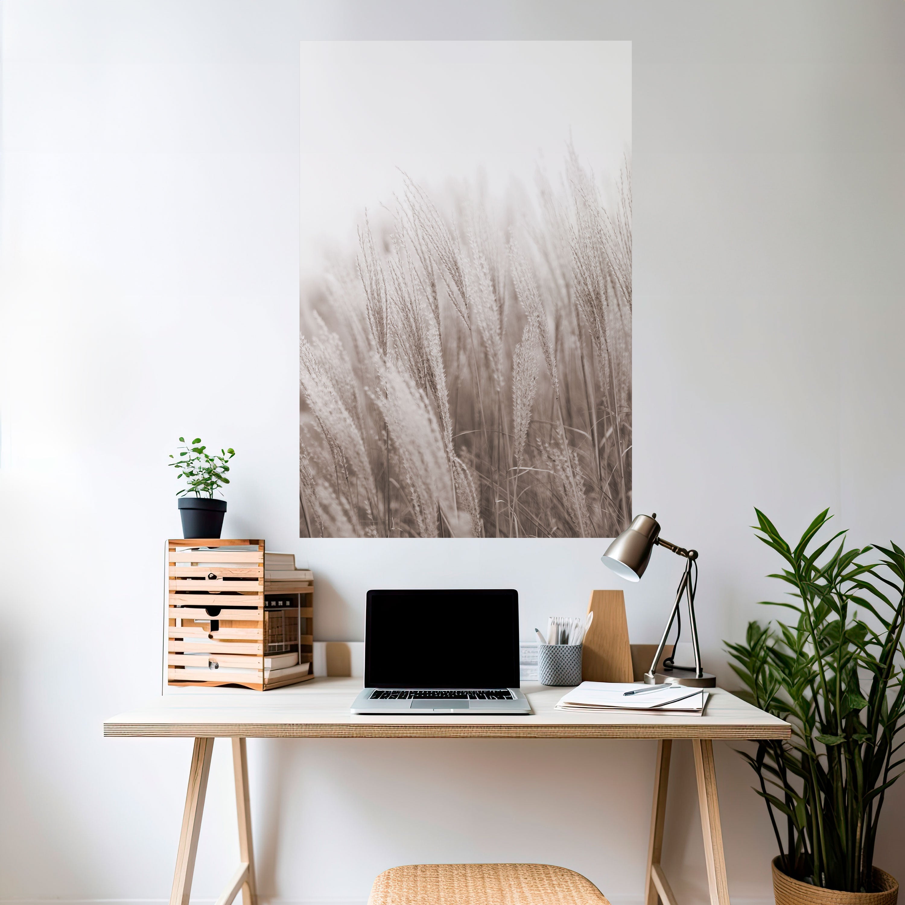 WHISPERS OF GRASS Vertikales Poster zum Abziehen und Aufkleben