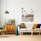 TIMELESS TUSSOCKS Selbstklebendes Poster - Hochformat