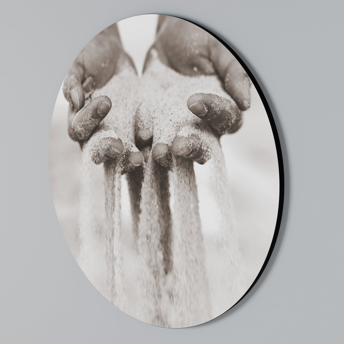 HANDS OF FATE Round Wall Art