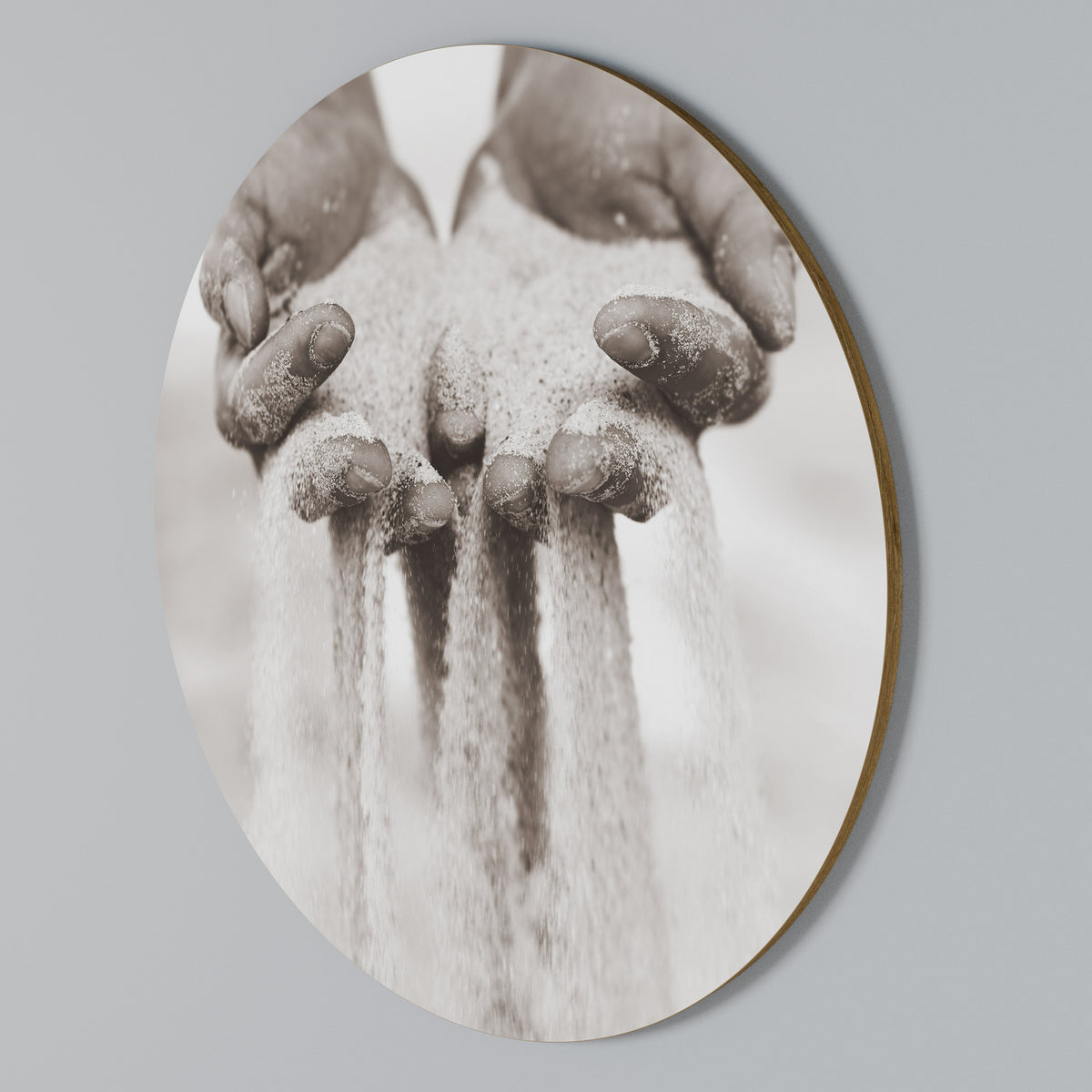 HANDS OF FATE Rundes Wandbild