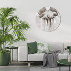 HANDS OF FATE Round Wall Art