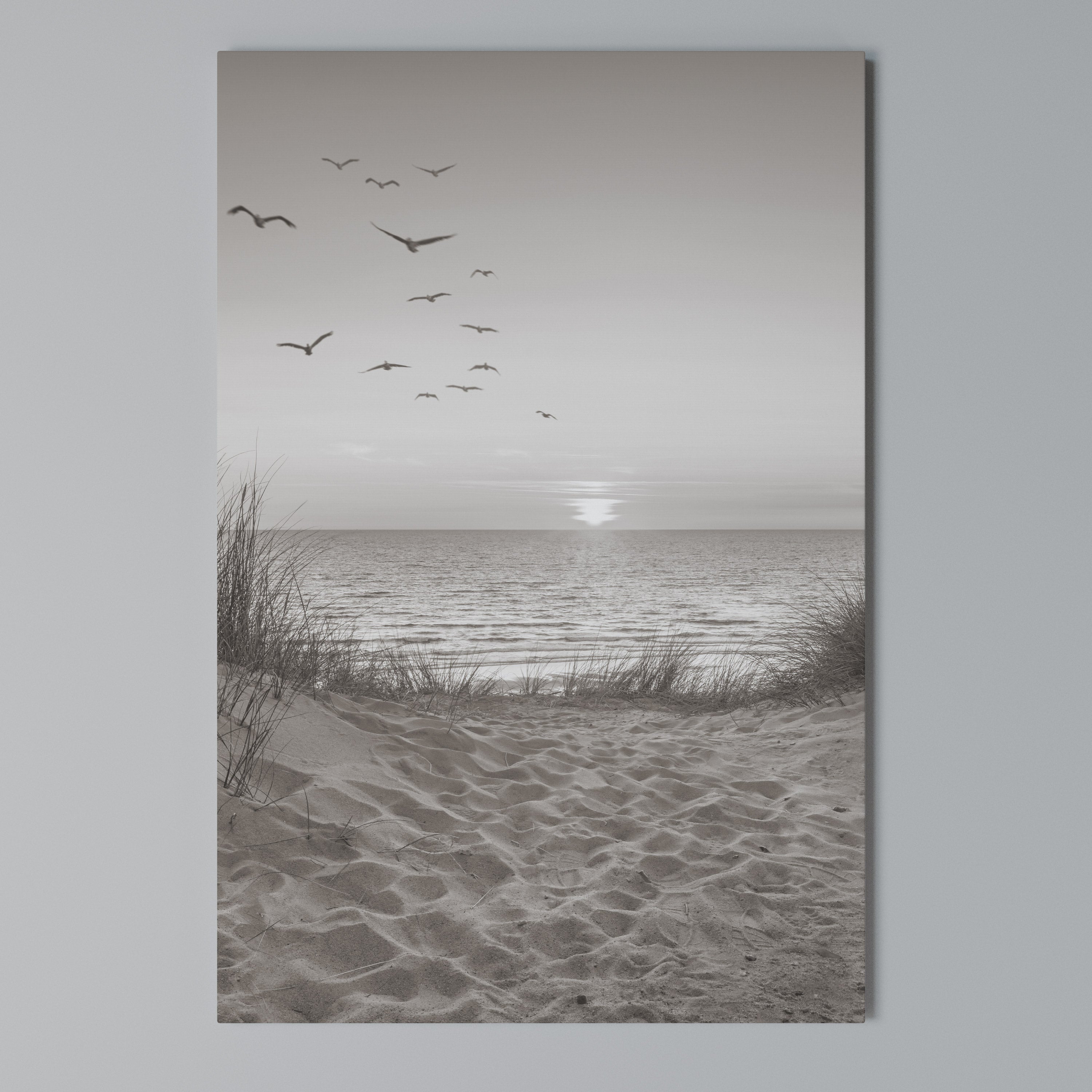 TIMELESS SEASCAPE Vertical Canvas Print