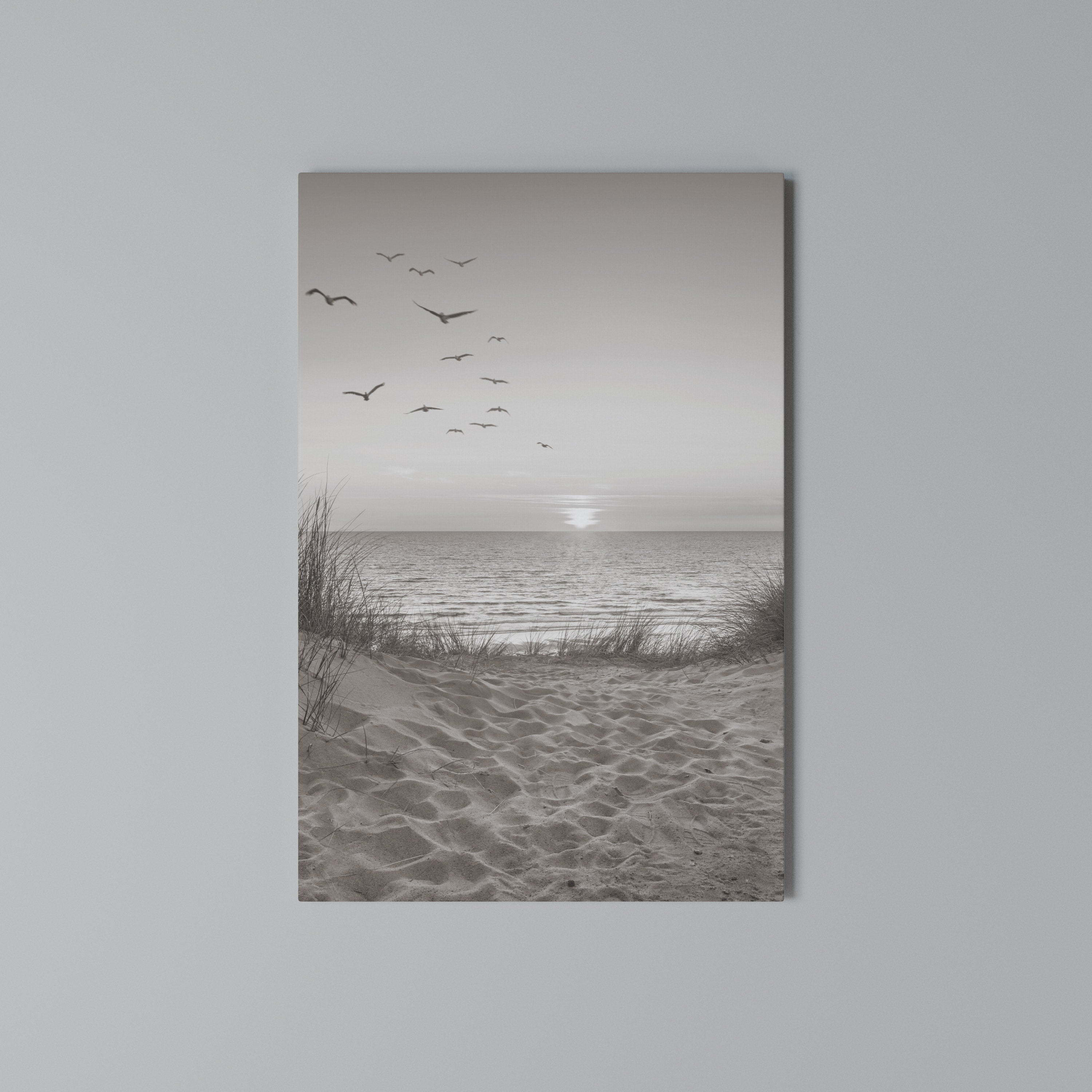 TIMELESS SEASCAPE Vertical Canvas Print