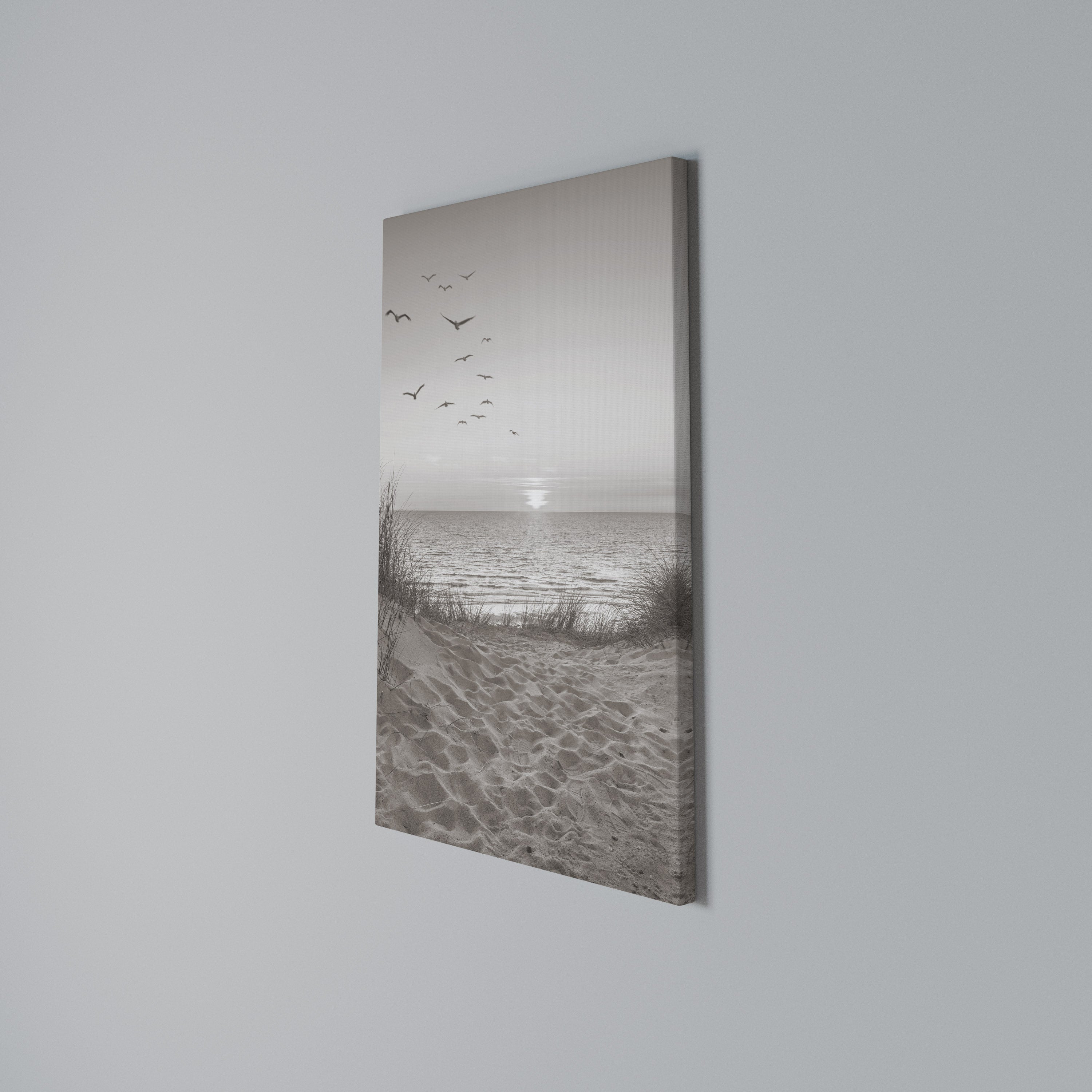 TIMELESS SEASCAPE Vertical Canvas Print