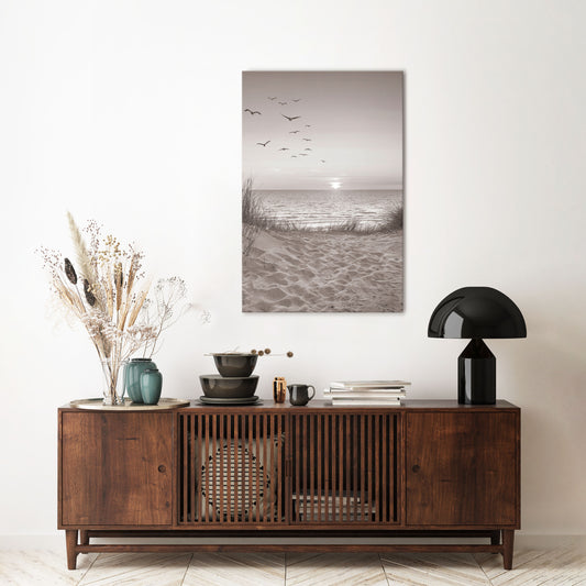 TIMELESS SEASCAPE Vertical Canvas Print