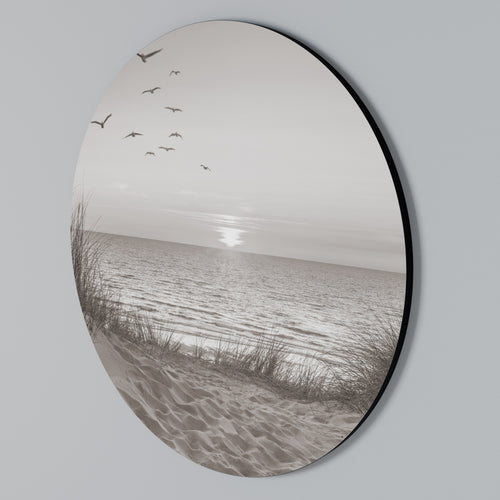 TIMELESS SEASCAPE Rundes Wandbild