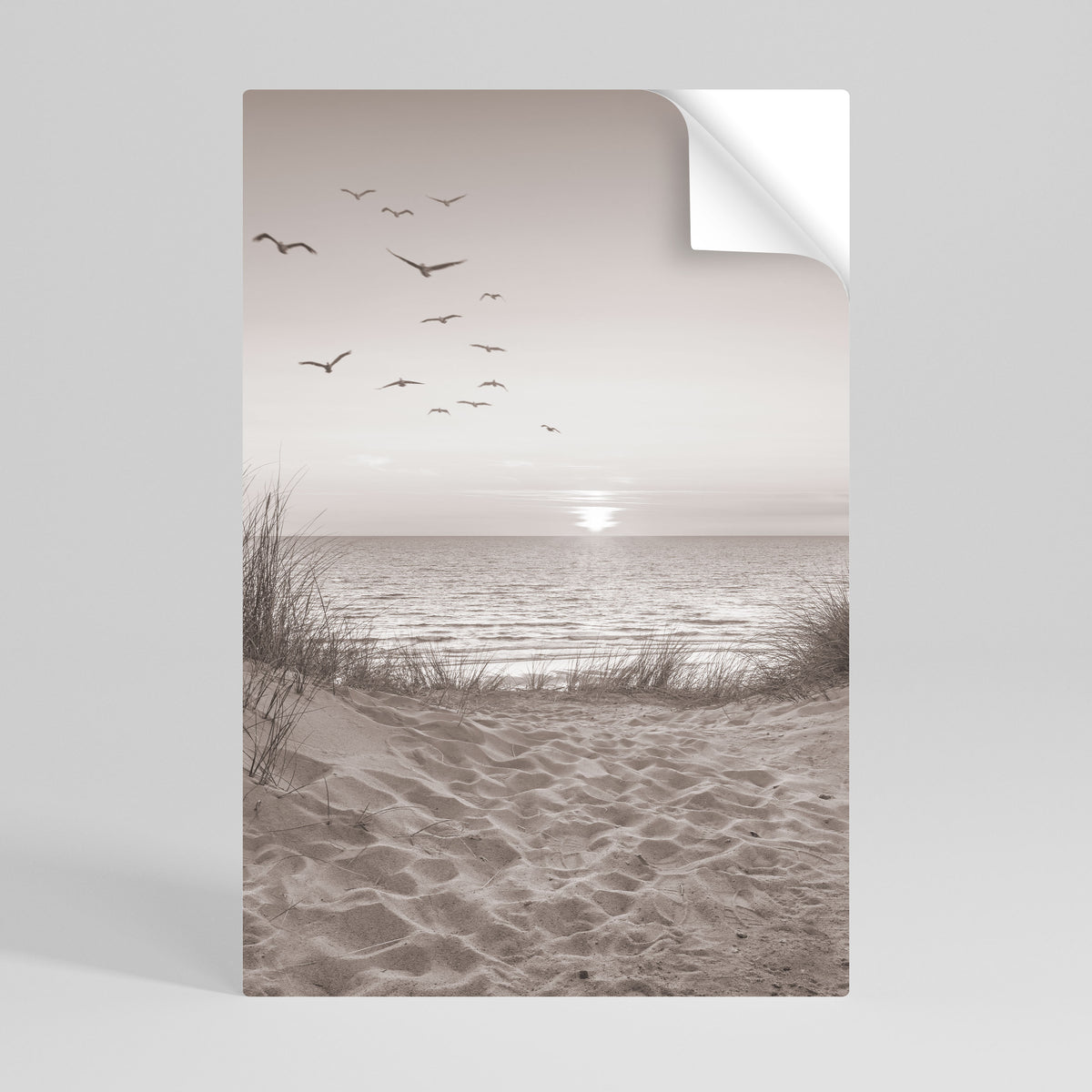 TIMELESS SEASCAPE Peel and Stick Vertical Poster