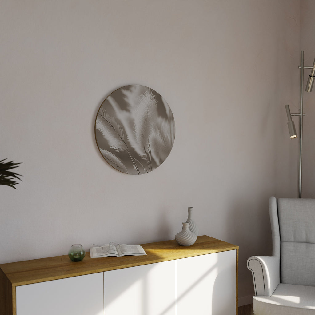 GENTLE WIND'S EMBRACE Round Wall Art